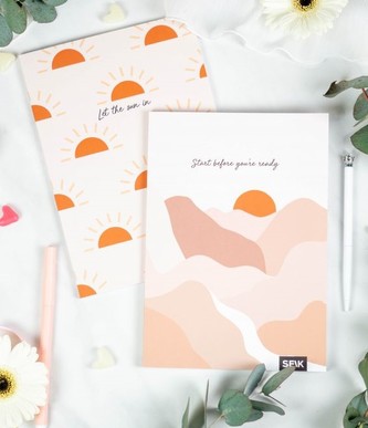 Zápisníky slnko & pláž (2ks)