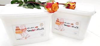 Smartflex Velvet Jahoda 10 kg (Potahovací a modelovací hmota na dorty)