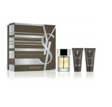 Y.S.L. L Homme Toaletní voda M3 ks SET III (100 ml Toaletní voda + 50 ml ASB + 50 ml Shower Gel)
