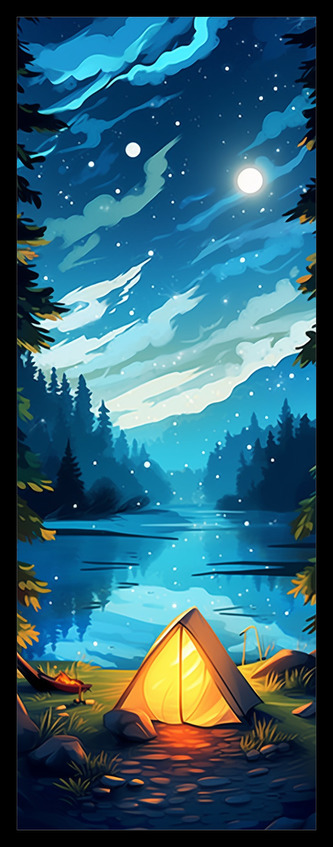 Sběratelská záložka - Kempování 3