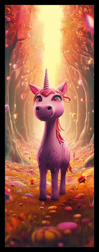 Sběratelská záložka - Jednorožci 4