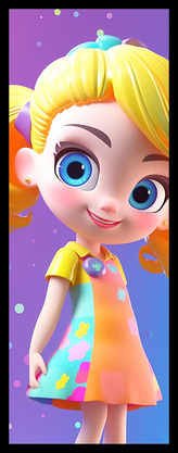 Sběratelská záložka - Panenky 1