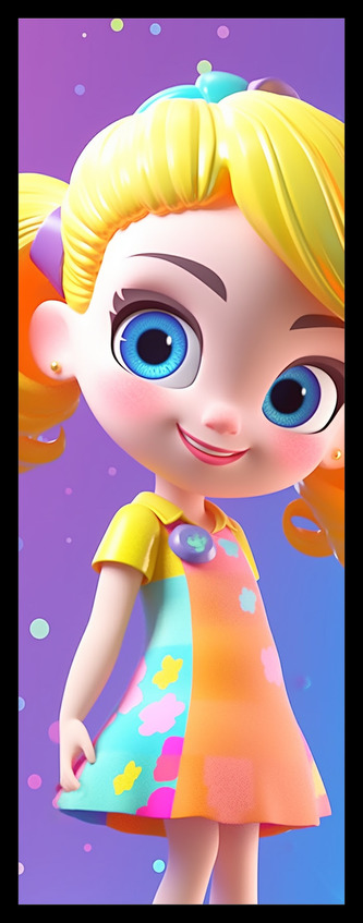 Sběratelská záložka - Panenky 1