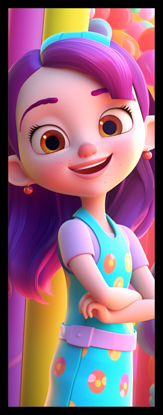 Sběratelská záložka - Panenky 4