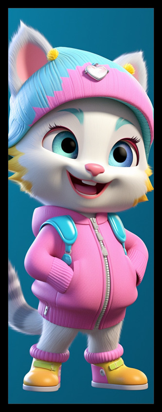 Sběratelská záložka - Koťátka 2