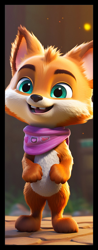 Sběratelská záložka - Lištičky 3