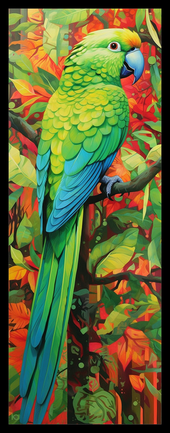 Sběratelská záložka - Papoušci 1