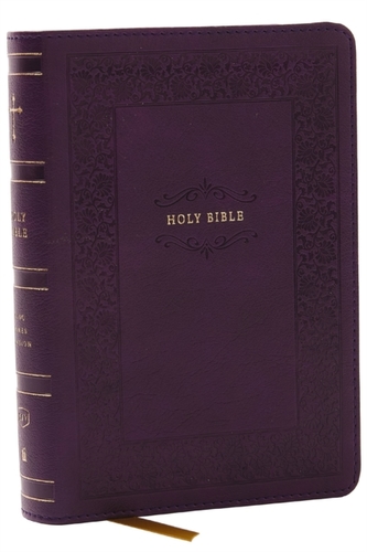 KJV Compact Bible w/ 43,000 Cross References, Purple Leathersoft, Red Letter, Comfort Print: Holy Bible, King James Vers