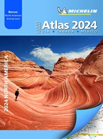 Large Format Atlas 2024 USA - Canada - Mexico (A3-Paperback)