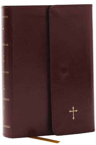 KJV Compact Bible w/ 43,000 Cross References, Burgundy Leatherflex with flap, Red Letter, Comfort Print: Holy Bible, Kin KJV Compact Bible w/ 43,000 Cross References, Burgundy Leatherflex with flap, Red Letter, Comfort Print: Holy Bible, Kin
