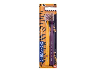 Curaprox 5460 Ultra Soft Zubní kartáček Duo 1 ks Tiger unisex