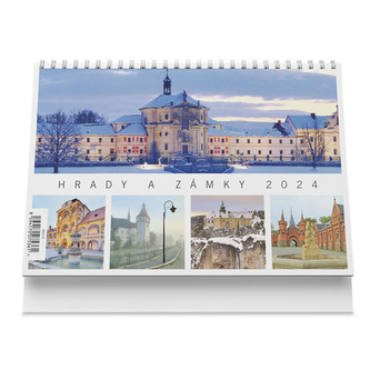 Hrady a zámky 2024 - stolní kalendář