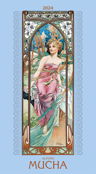Kalendář 2024 Alfons Mucha, nástěnný