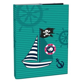 Box na sešity A5 s gumou, Ocean Pirate