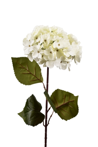 Umělá hortenzie bílá 75 cm
