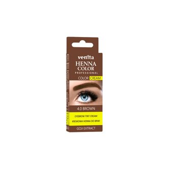 Henna barva na obočí a řasy Hnědá s extraktem GOJI