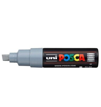 Posca akrylový popisovač PC-8K, 8 mm, šedá (se širokým, seříznutým hrotem) Posca akrylový popisovač PC-8K, 8 mm, šedá (se širokým, seříznutým hrotem)