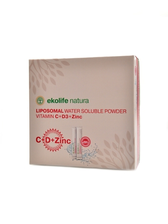 Ekolife natura - Liposomal Vitamin C + D3 + Zinc 21x5g (105g)