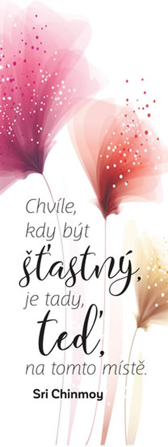 Plechová cedulka - Chvíle, kdy být šťastný, jen tady a teď, na tomto místě