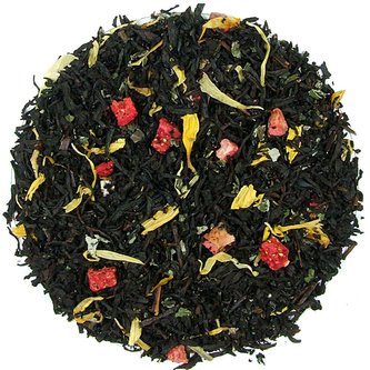 Jahody se smetanou - černý aromatizovaný čaj, balení 1 kg Jahody se smetanou - černý aromatizovaný čaj, balení 1 kg