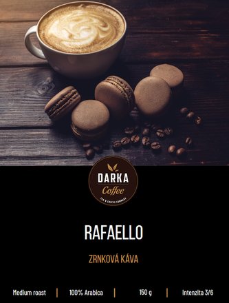 Rafaello zrnková káva 150 g Rafaello zrnková káva 150 g