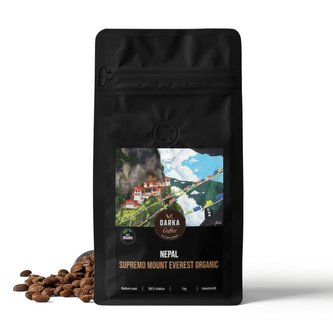 Nepal Supremo Mount Everest Organic - zrnková káva, balení 400 g Nepal Supremo Mount Everest Organic - zrnková káva, balení 400 g