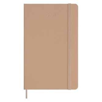 Moleskine Plánovací zápisník 2024 tvrdý hnědý sandy brown L