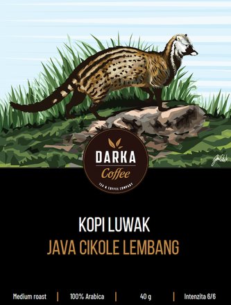 Kopi Luwak Java Cikole Lembang   40 g