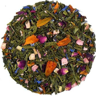 Rajská zahrada - zelený aromatizovaný čaj, balení 1 kg Rajská zahrada - zelený aromatizovaný čaj, balení 1 kg