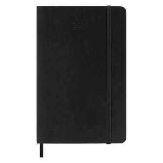 Moleskine Diář 2024 denní měkký černý S