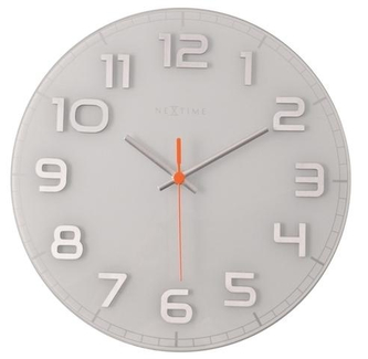 Designové nástěnné hodiny 8817wi Nextime Classy round 30cm