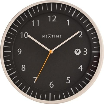 Designové nástěnné hodiny 3058zw Nextime Quick 35cm