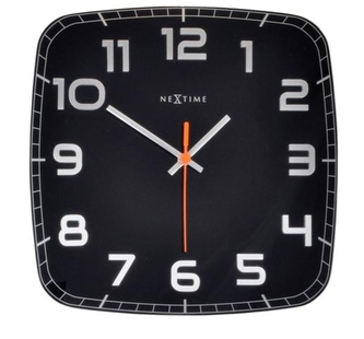 Designové nástěnné hodiny 8816zw Nextime Classy square 30cm