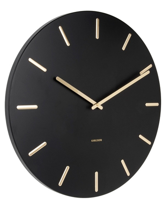 Designové nástěnné hodiny 5716BK Karlsson 45cm