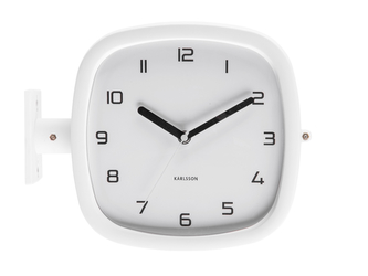 Designové oboustranné nástěnné hodiny 5831WH Karlsson 29cm Designové oboustranné nástěnné hodiny 5831WH Karlsson 29cm