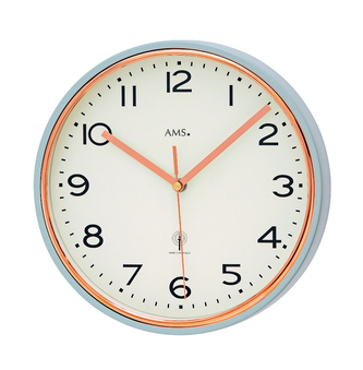 Nástěnné hodiny 5509 AMS řízené rádiovým signálem 25cm