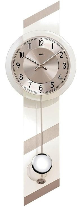 Kyvadlové nástěnné hodiny 7414 AMS 69cm