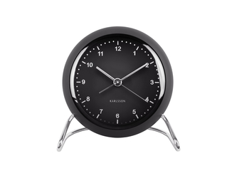 Designový budík 5726BK Karlsson 12cm