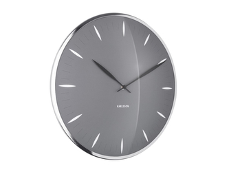 Designové nástěnné hodiny 5761GY Karlsson 40cm
