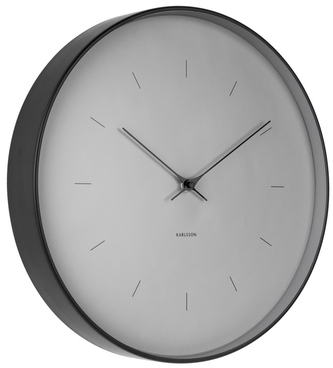 Designové nástěnné hodiny 5707GY Karlsson 37cm