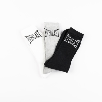 TENNIS EVERLAST SOCKS 3PACK Barva: Black / Grey / White, Velikost: 43-46