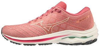 Mizuno WAVE INSPIRE 18 / Rosette/Snow White/Garnet Rose Velikost boty: 38.0/5.0