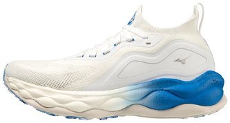 Mizuno WAVE NEO ULTRA / White / 8401 C / Peace Blue Velikost boty: 40.5/7.0