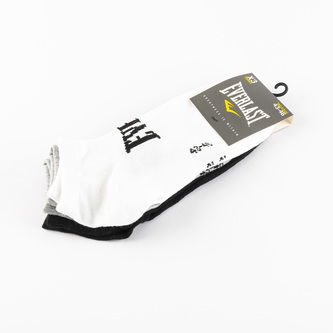 SHORT EVERLAST SOCKS BLACK (TIGES COURTES) 3PACK Barva: Black / Grey / White, Velikost: 43-46