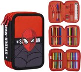 Školní trojdílné pouzdro Marvel|Spiderman: Face - 42 položek (20 x 13 x 8 cm)