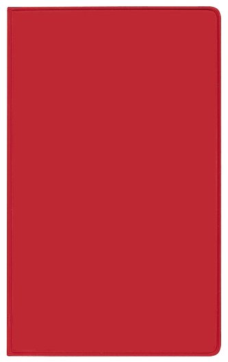 Taschenkalender Modus XL geheftet PVC rot 2024