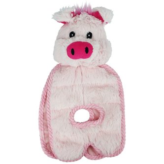 Hračka Multipet Squeaker Mat Tug prase plyš 35,5 cm