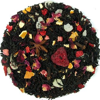 Malina - Skořice - černý aromatizovaný čaj, balení 250 g Malina - Skořice - černý aromatizovaný čaj, balení 250 g