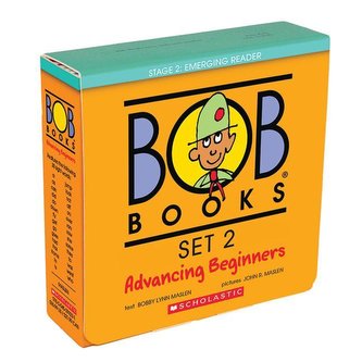Bob Books - Advancing Beginners Box Set Phonics, Ages 4 and Up, Kindergarten (Stage 2: Emerging Reader): 8 Books for Young Reade