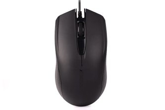 A4tech OP-760 Black, myš, 3 tlačítka, USB, 1200DPI, černá